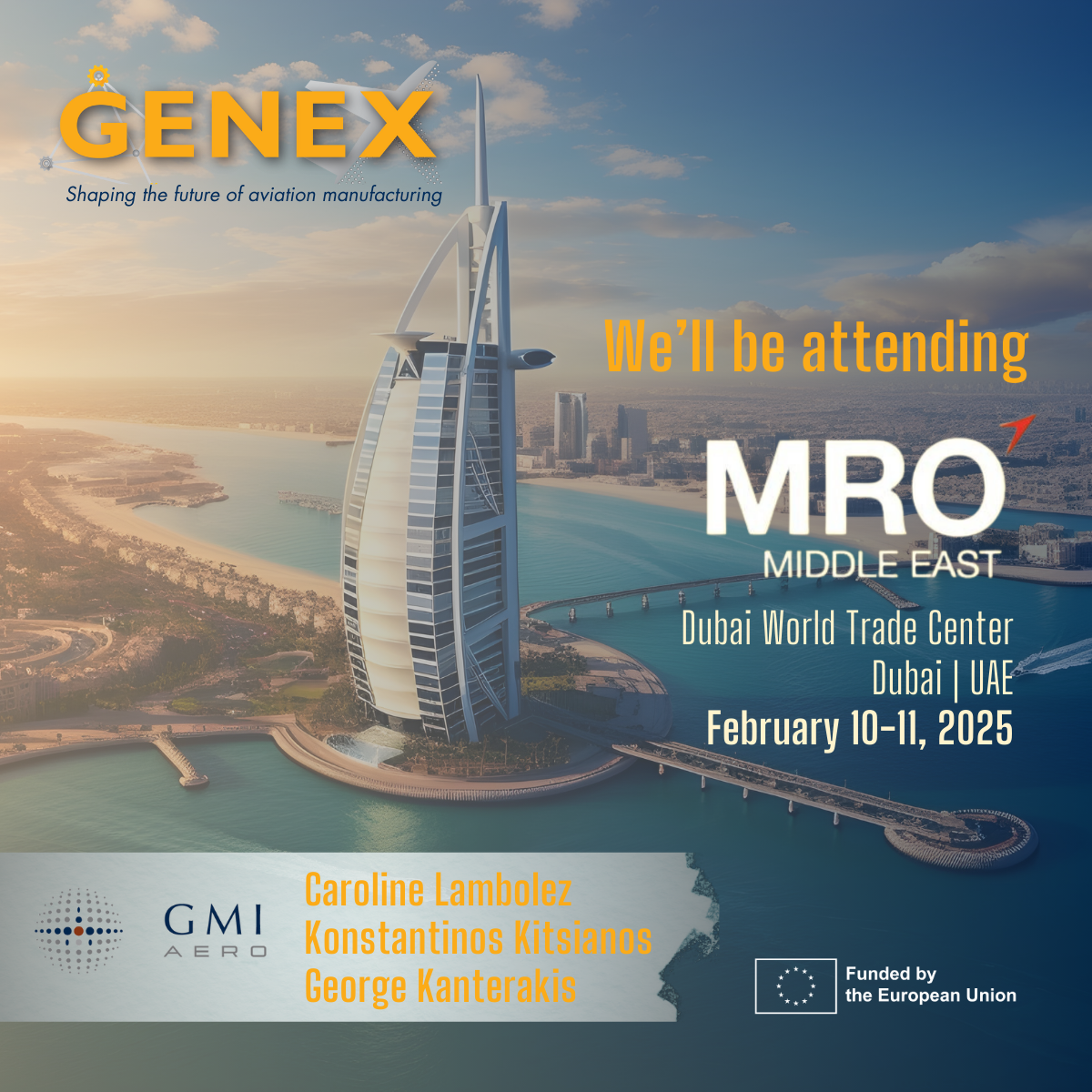 GENEX at MRO Middle East Aviation Week Events